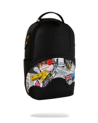 LONDON FASHION WEEK MOODBOARD MONTAGE BACKPACK