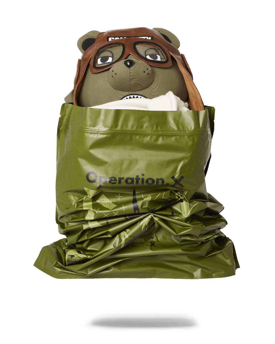 CALL OF DUTY AVIATOR FEARLESS MONEYBEAR TEDDYBEAR BACKPACK