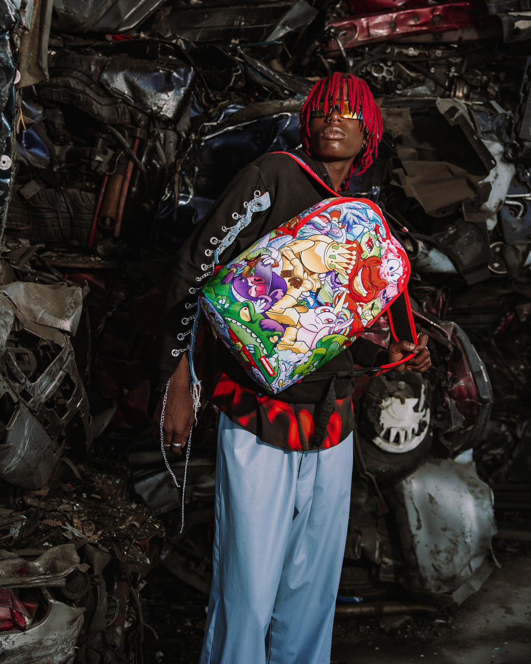 SMASHED SPRAYGROUNDERS BACKPACK