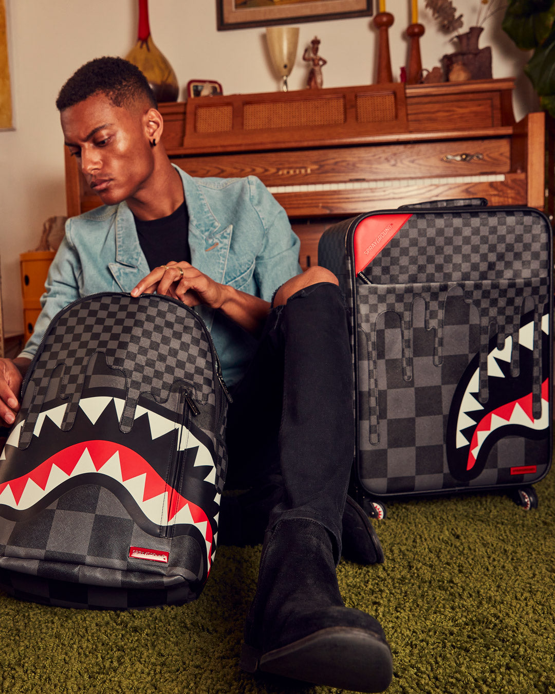 XTC GREY SHARKS IN PARIS JETSETTER CARRY-ON LUGGAGE