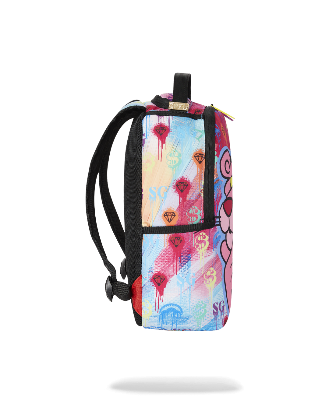 SMALL BACKPACK: PINK PANTHER ART CLASS