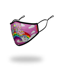 KIDS FORM FITTING MASK: RAINBOW BOUNCE